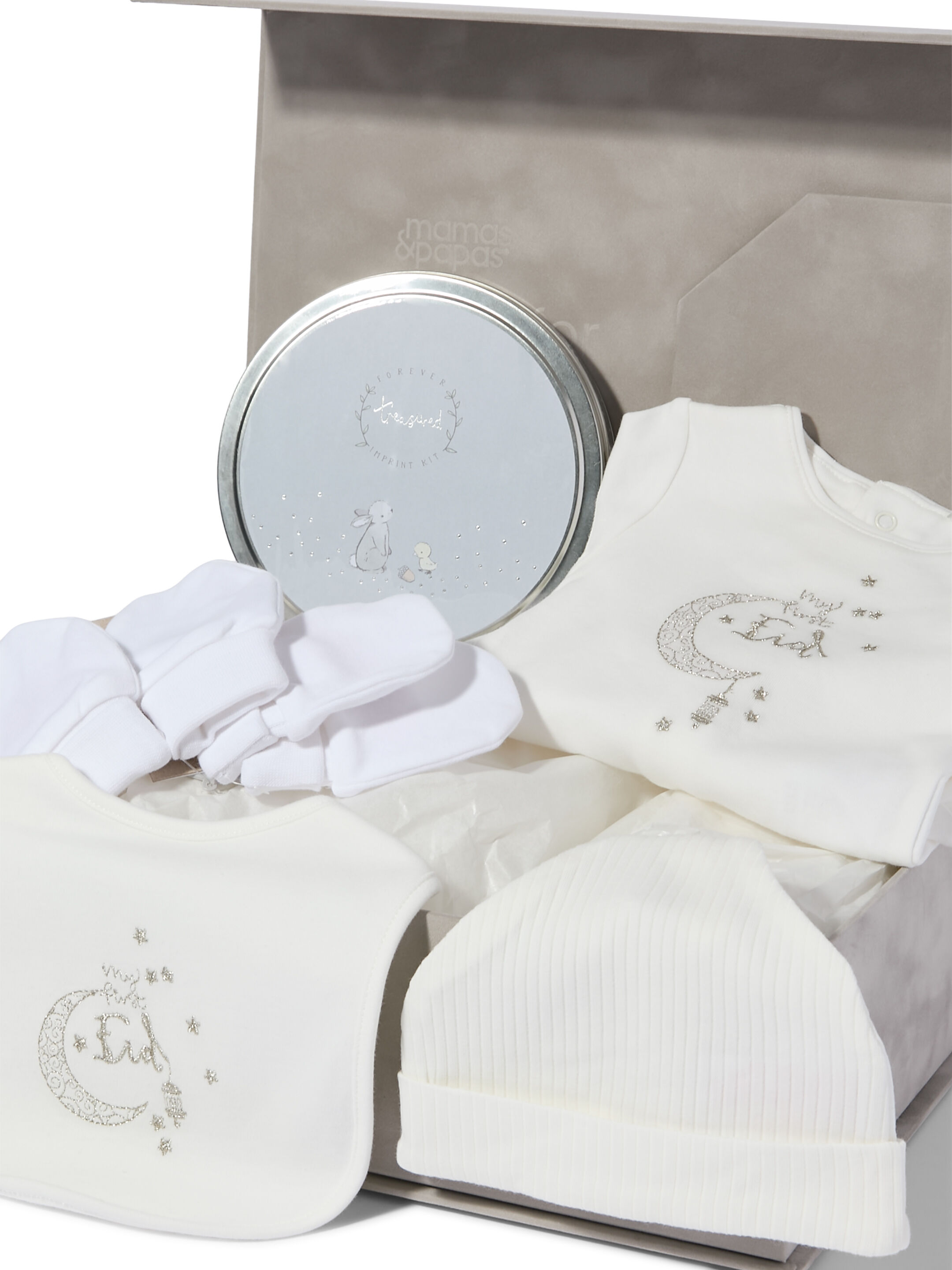 Baby Boy Gift Box - 6 Piece Set with My First Eid All in One image number 2